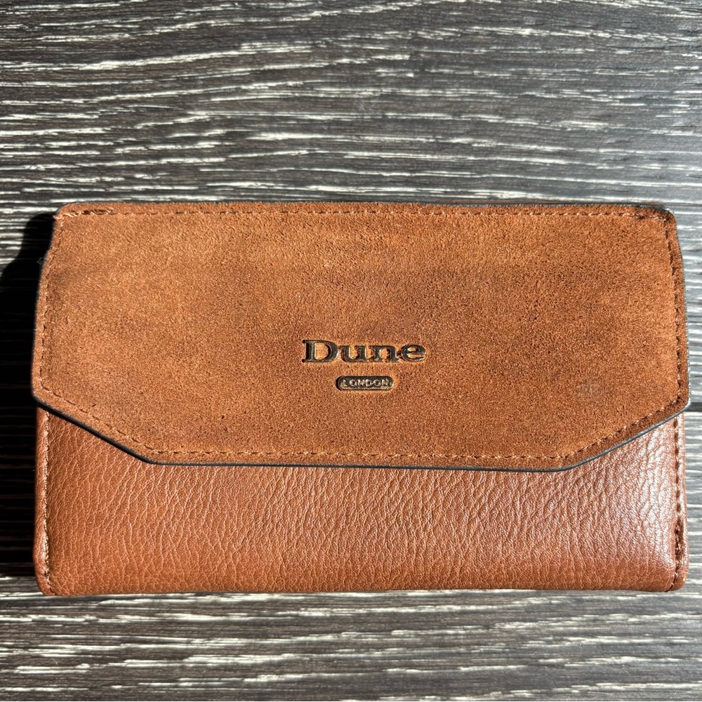 Dune London Tan Leather Card Holder